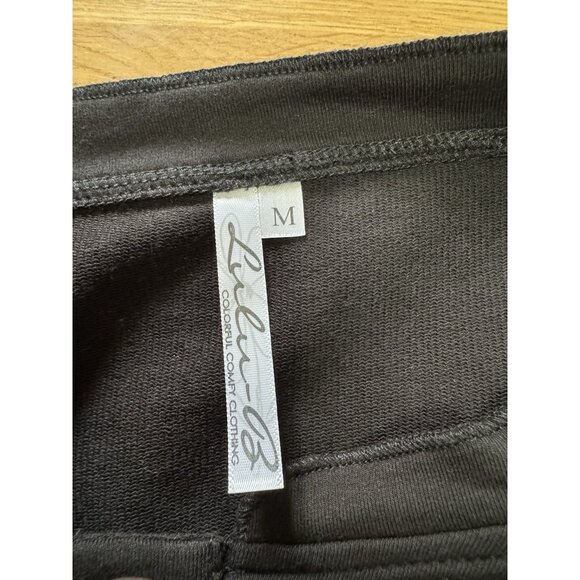 Lulu‎ B Button Down Tunic Top Size Medium Cotton Blend Artsy Lagenlook Stretch - Picture 3 of 11